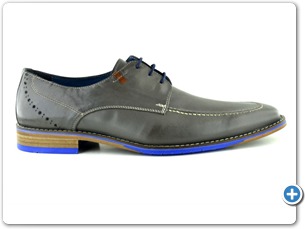 14739 Grey Antic Inj Leather Sole Side 