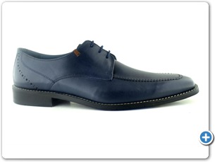 14739 Navy Antic Inj Black Leather Sole Side 