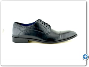 2225 Black Antic Inj Leather Sole Side