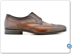 114201 Cognac HP Anthracite Lining Leather Sole Side