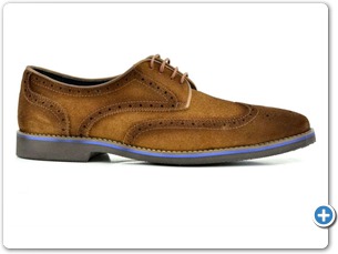 14738 Cognac Suede Anthracite Lining 50501 Brown Sole Side