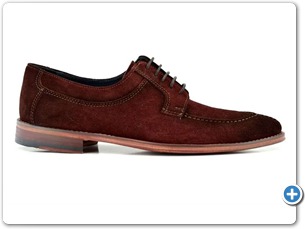 16804 Bordo Suede Anthracite Lining Leather Sole Side