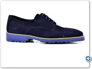16806 Navy Suede Anthracite Lining 10021 Navy Sole Side