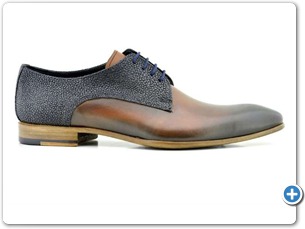 2220 Cognac HP-Navy Meteor Anthracite Lining Leather Sole Side